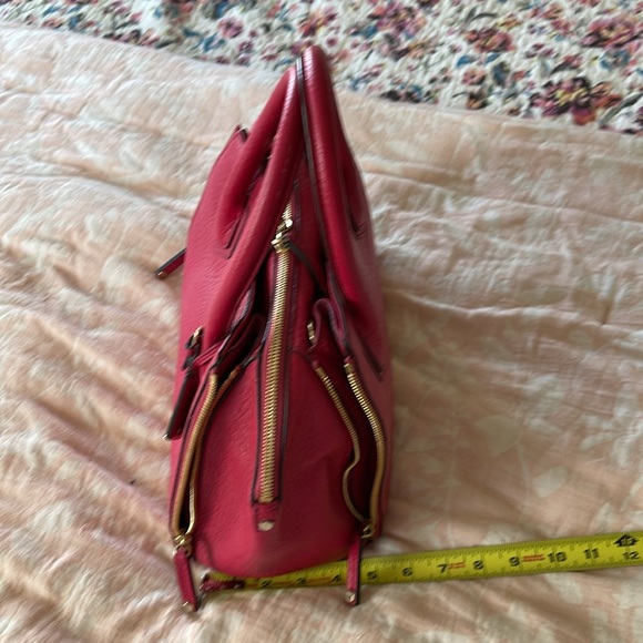 Rebecca Minkoff pink Perry satchel. Great used condition. - Picture 6 of 13